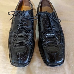 Stacey Adams Sinclair Snakeskin Shoes 11